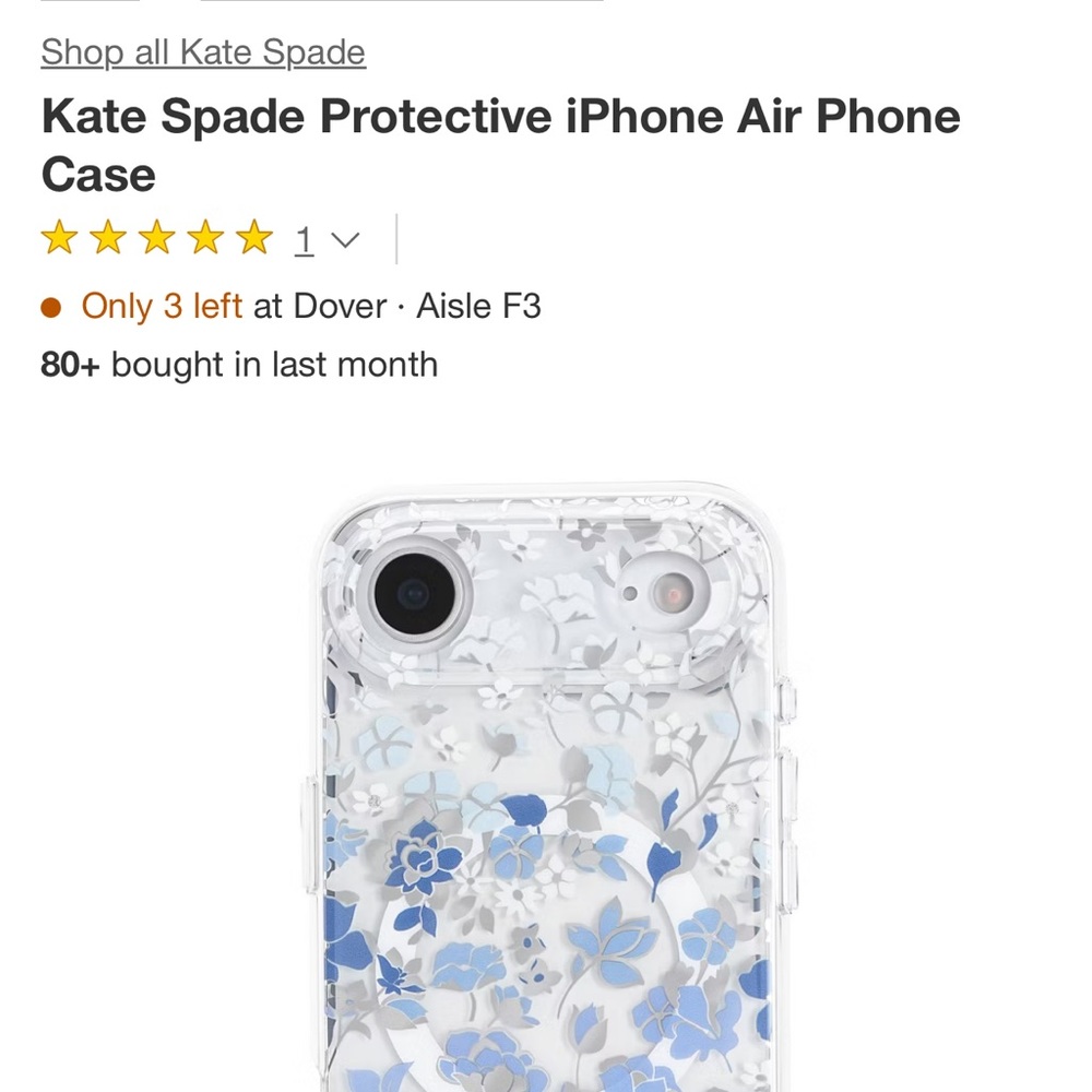 Kate Spade iPhone 16 Pro Max Case - Picture 2 of 3